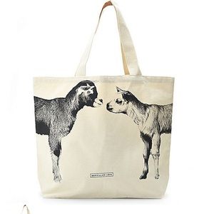 Beekman 1802 Large 100% Cotton Goat Tote